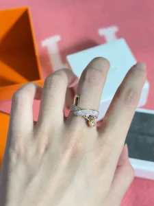 Hermes Diamonds Kelly Gavroche Rings