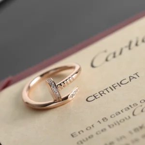 Cartier Juste un Clou Crystal Rings