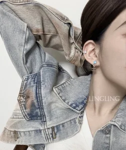 Chanel Gold CC Logo Earrings