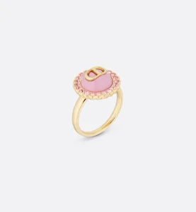 Dior Petit CD Baroque Rings Pink
