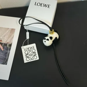 Loewe Black White Panda Charm
