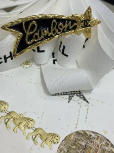 Chanel Comet CC Star Brooch