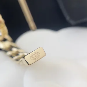 Chanel Cyrstal CC Logo Round Earrings