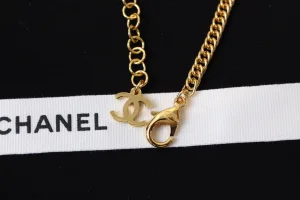 Chanel Navy Blue N5 Pendant Necklaces