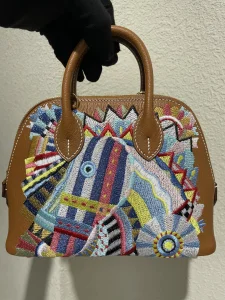 Hermes Bolide Brown Leather Bag