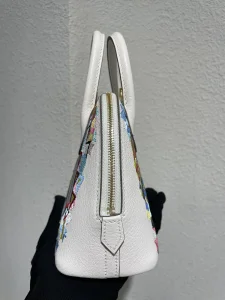Hermes Bolide White Leather Bag