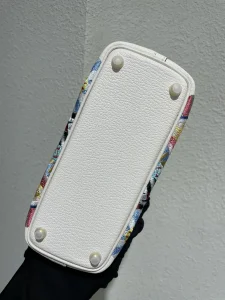 Hermes Bolide White Leather Bag