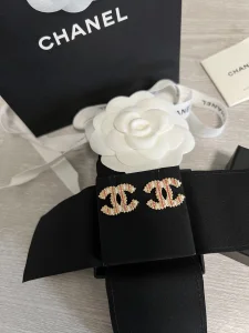 Chanel CC Logo Earrings