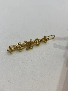 Louis Vuitton LV Hair Clip Gold
