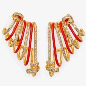 Fendi Peekaboo ISeeU Petite Earrings