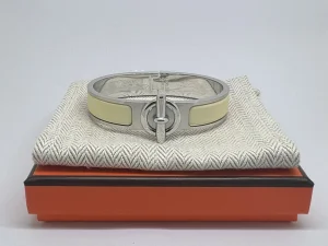 Hermes Mens Clic Glenan Bracelets Yellow