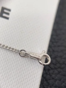 Celine Black Heart Pendant Necklaces