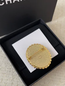 Chanel Crystal CC Coco Mark Brooch