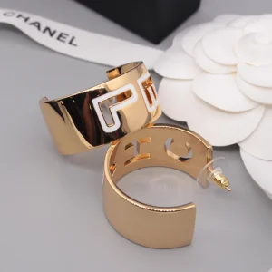 Chanel Rose Gold Earrings