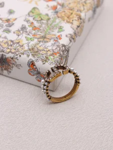 Dior 30 Montaigne Antique Gold Rings