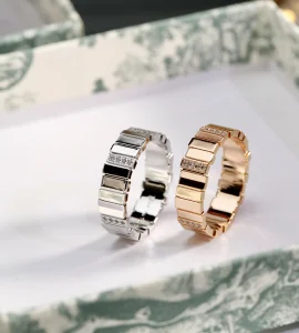 Dior Gem Rings with Diamonds