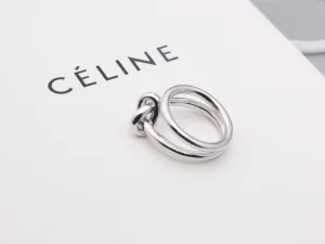 Celine White Gold Knot Rings