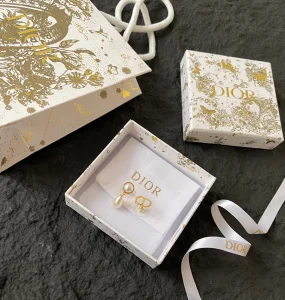 Dior CD Pearls Earrings