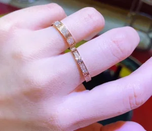 Cartier Love Diamonds Wedding Rings