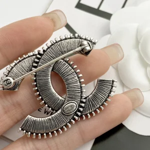 Chanel CC Logo Brooch