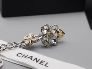 Chanel CC Logo Bowknot Brooch