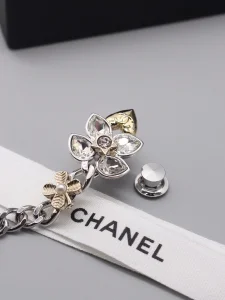 Chanel CC Logo Bowknot Brooch
