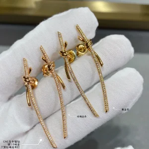 Tiffany Knot Diamonds Earrings