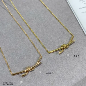 Tiffany Knot Pendant Necklaces