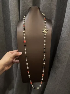 Chanel Gripoix Pearl CC Necklaces