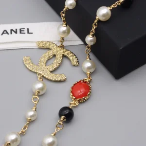 Chanel Gripoix Pearl CC Necklaces