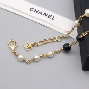 Chanel Gripoix Pearl CC Necklaces