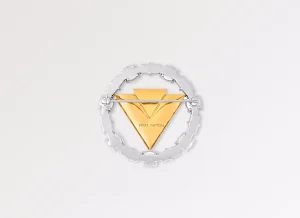 Louis Vuitton V For Vuitton Brooch