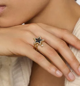 Dior Petit CD Lucky Baroque Rings