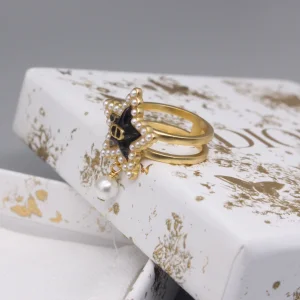 Dior Petit CD Lucky Baroque Rings