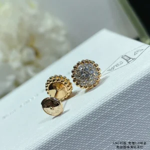 Van Cleef Arpels Perlee Diamonds Earrings