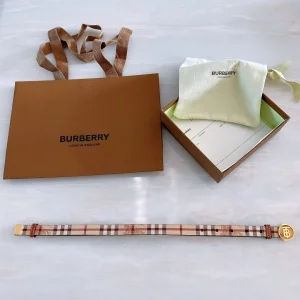 Burberry TB Vintage Check Belt 20MM