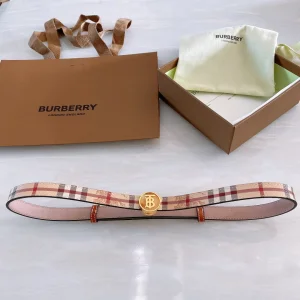Burberry TB Vintage Check Belt 20MM