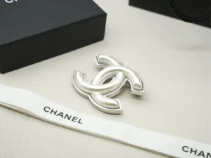 Chanel CC Logo Brooch