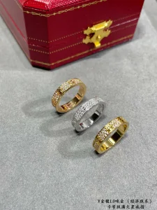 Cartier Crystals Love Rings