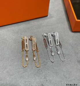 Hermes Chaine dAncre Chaos Earrings