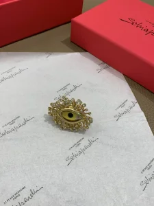 Schiaparelli Eye Burst Rings