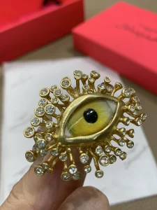 Schiaparelli Eye Burst Rings