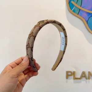 Gucci Beige GG Canvas Headband