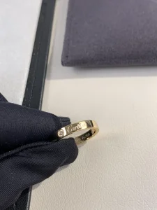 Cartier Engraved Diamond Rings