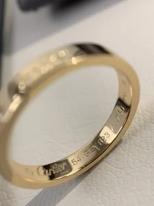 Cartier Engraved Diamond Rings
