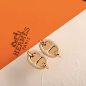 Hermes Mini Maillon Earrings