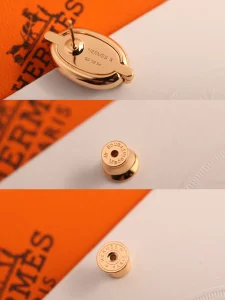 Hermes Mini Maillon Earrings