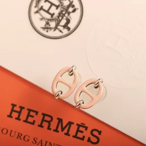 Hermes Mini Maillon Earrings