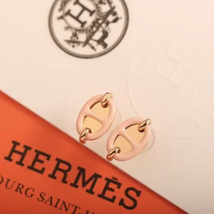 Hermes Mini Maillon Earrings