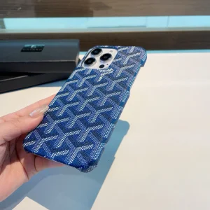 Goyard iPhone Case iPhone Holder Blue